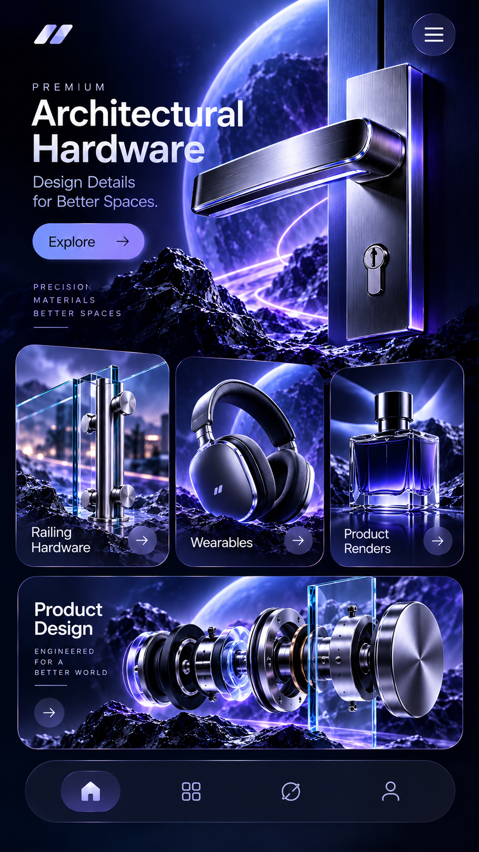 3D product showcase artwork